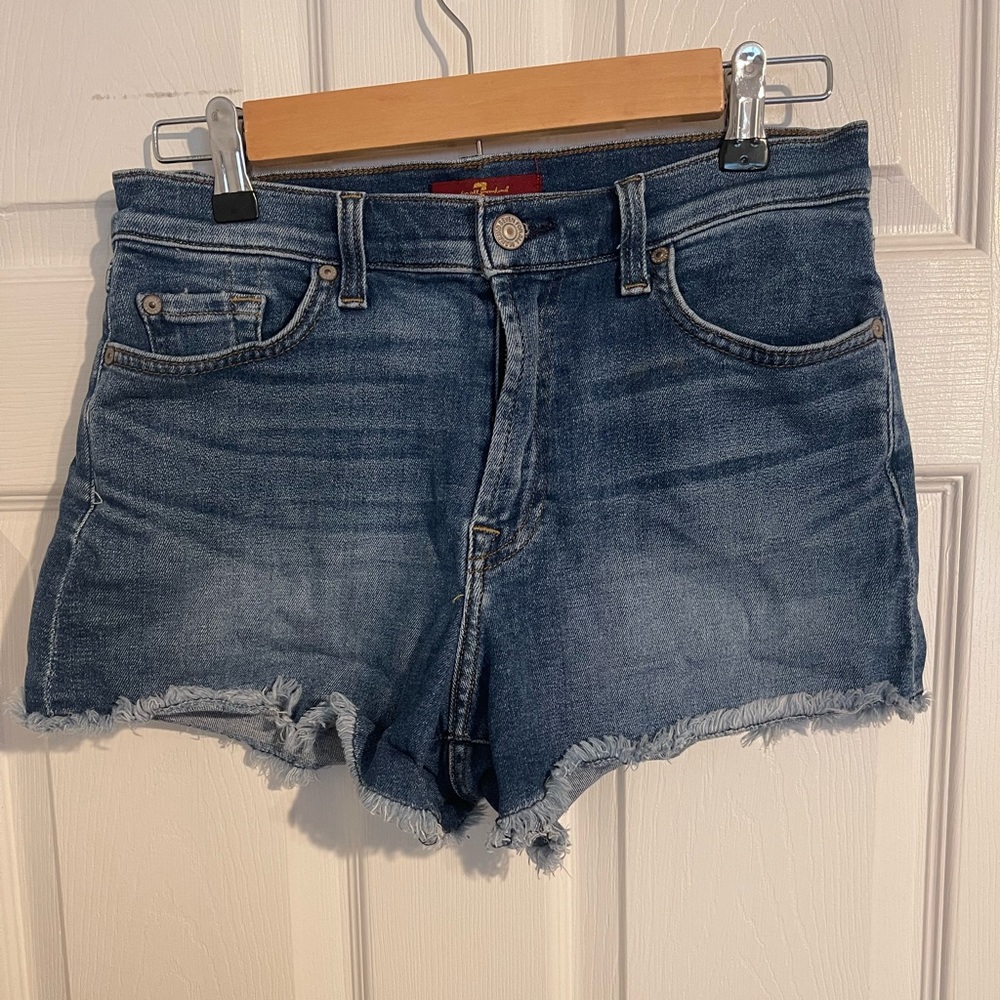 7 For All Man Kind Denim shorts Size 29